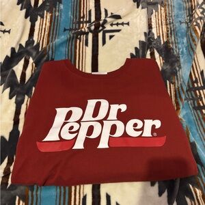 Dr Pepper 
Crew neck red 
White 
Worn 2 times